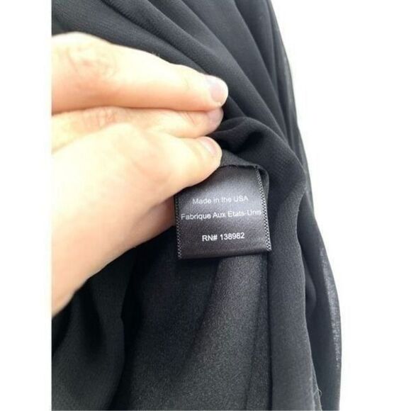 Dress the Population Bridal 'VIOLET' OFF THE SHOULDER CHIFFON GOWN DRESS XS - Picture 12 of 12